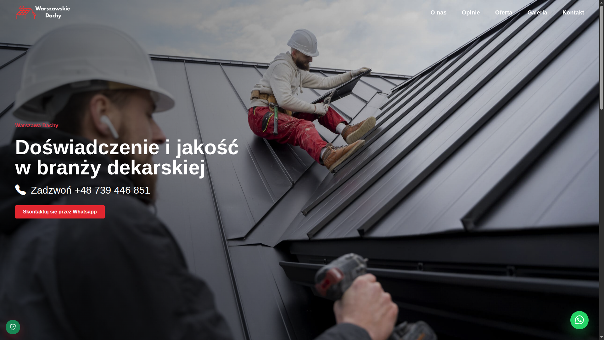 WarszawskieDachy.com.pl – strona internetowa