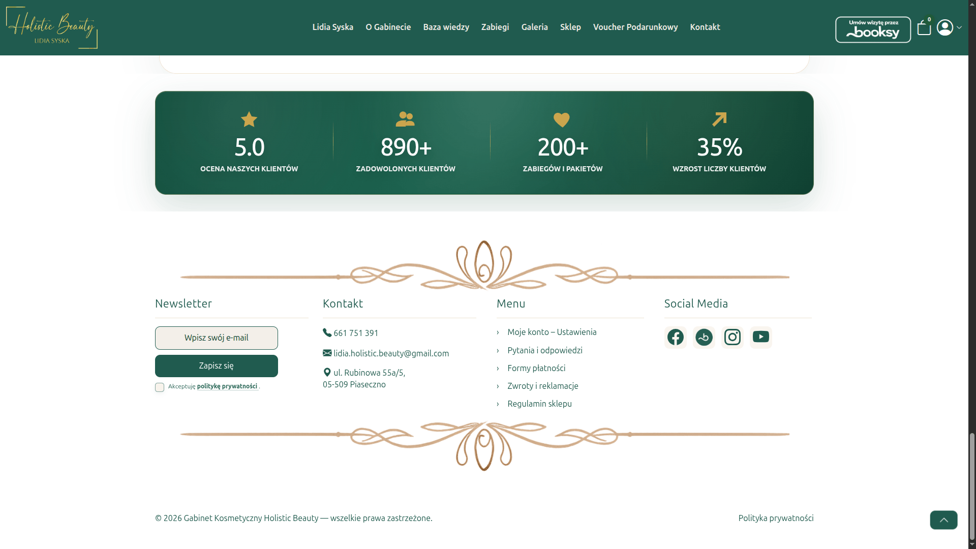 Holistic Beauty – sklep internetowy